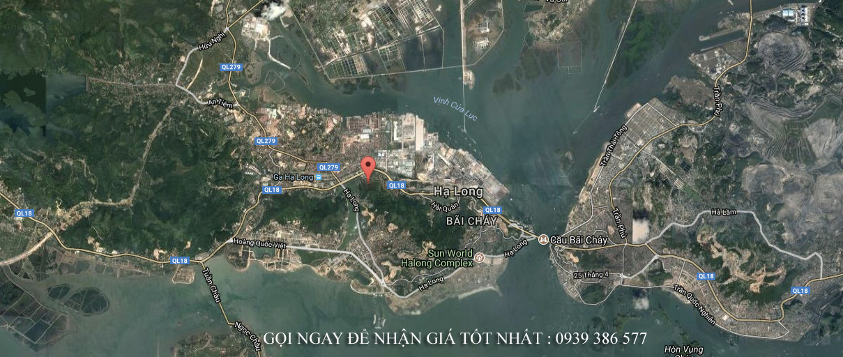 Vị trí biệt thự biển đồi Thủy Sản Quảng Ninh
