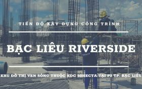 Nhà phố Bạc Liêu Riverside – Cập nhật tiến độ xây dựng tháng 8/2022