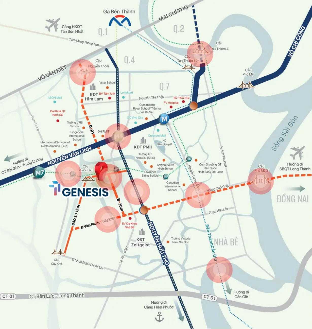 Vị trí dự án TT Genesis